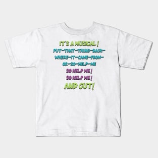 Monsters Inc - It's a Musical Quote Kids T-Shirt